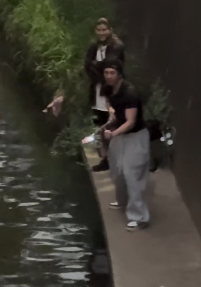 台湾星二代孙安佐试射火焰喷射器后，遭警方上门拘捕。IG@sun_gojo99