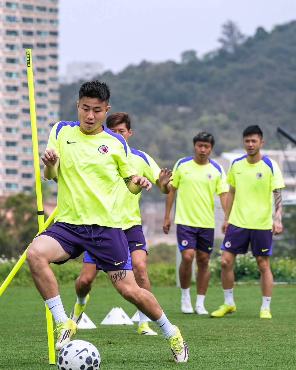 港队目前在香港进行操练。足总社交媒体图