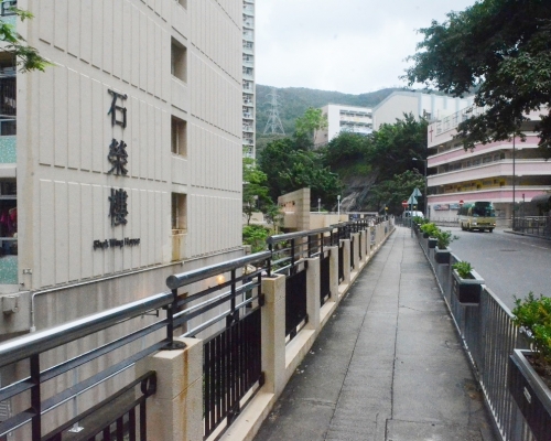 現場鄰近石籬邨。資料圖片