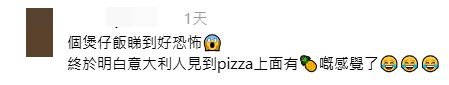 網民回應：個煲仔飯睇到好恐怖，終於明白意大利人見到pizza上面有（菠蘿）嘅感覺了