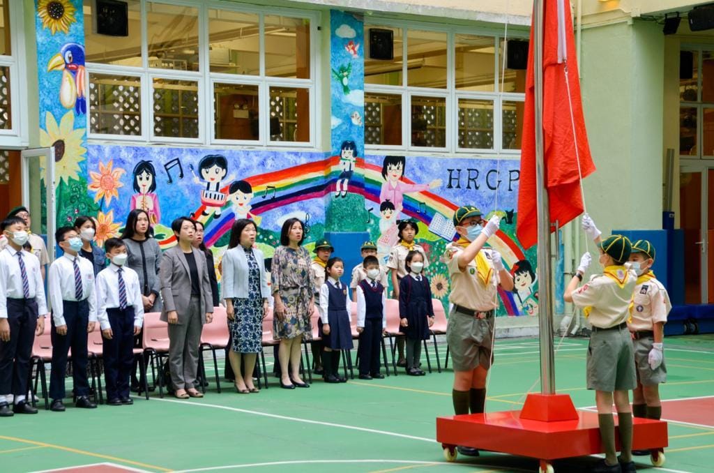 蔡若蓮指教育局定當做好推動國安教育,培養學生國家觀念。蔡若蓮FB