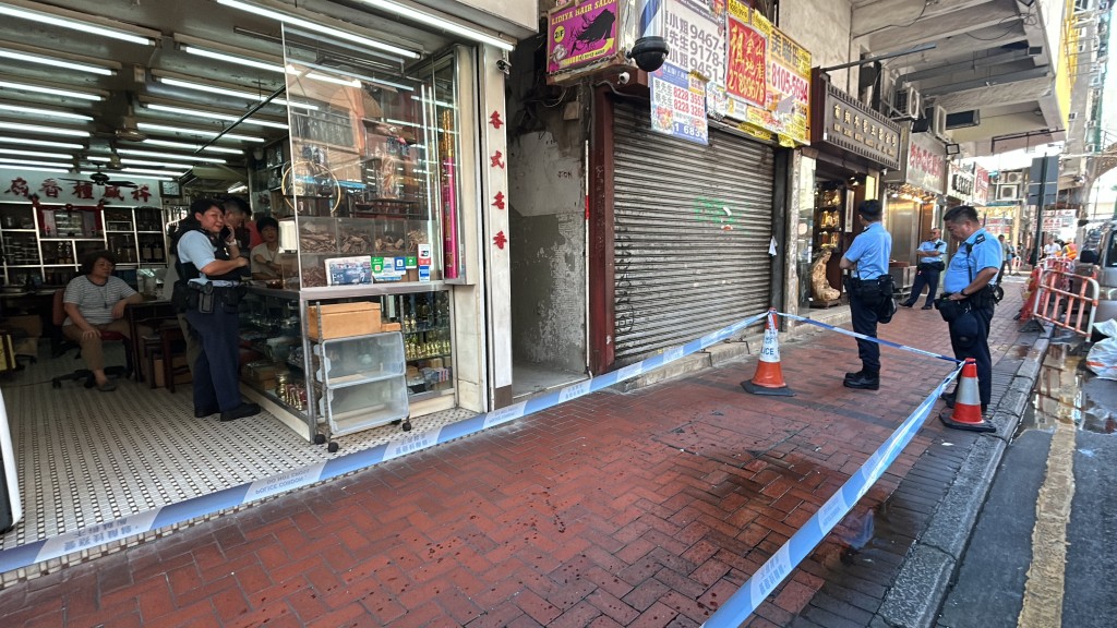 警員到場調查。