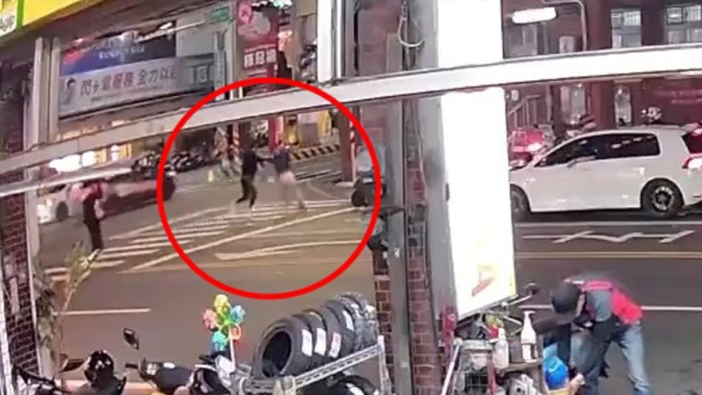 台南街頭發生疑似無差別斬人事件。中時新聞網