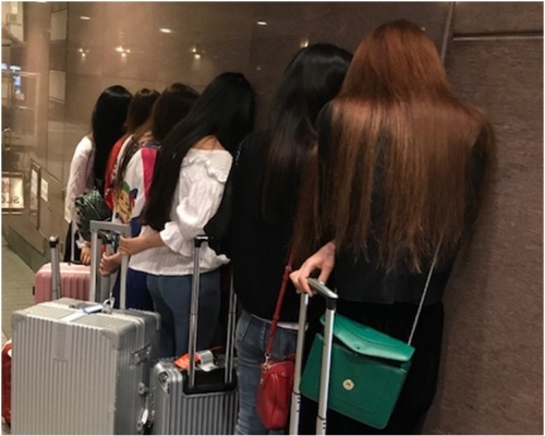 行動拘捕共25名年齡介乎19至48歲的內地女子。