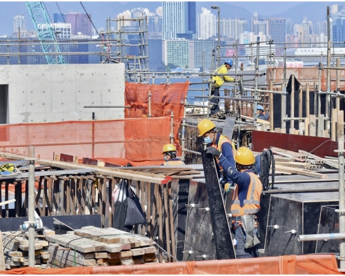 建造業工地人員必須透過「社區檢測中心預約系統」預約,方可接受免費檢測服務。資料圖片