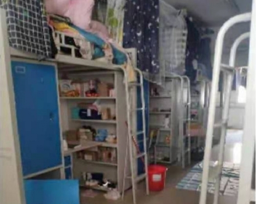 广西南宁职业技术学院女生宿舍发现一具婴尸。网图