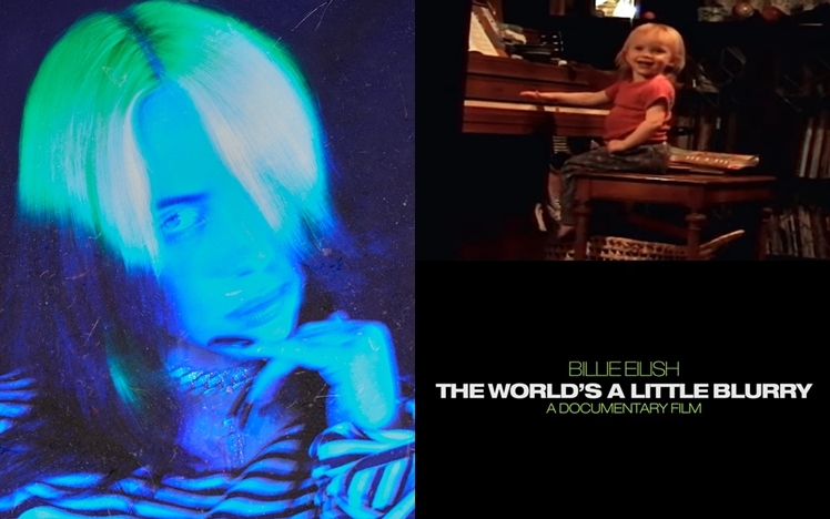 30秒預告非常神秘,最後 4 秒才出現童年 Billie 彈鋼琴影像。