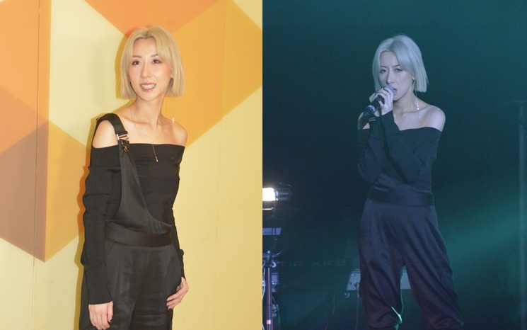泳兒久違在台上表演感興奮，這夜還是她38歲生日前夕。