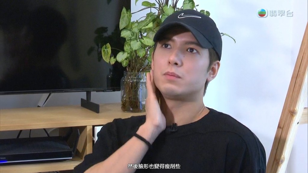 方智弘解釋隨著青春期發育,臉型也變得比從前瘦削。 方智弘解釋隨著青春期發育,臉型也變得比從前瘦削。