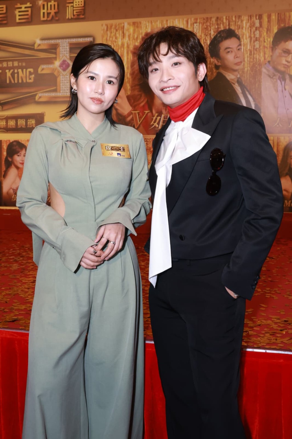 阿Dee、楊偲泳再合作拍攝《夜王》。 阿Dee、楊偲泳再合作拍攝《夜王》。