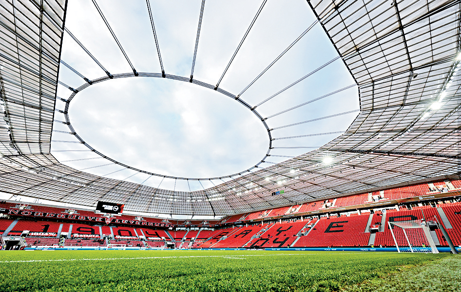 利華古遜的主場草皮靚，連續2年被評為德國年度最佳球場。