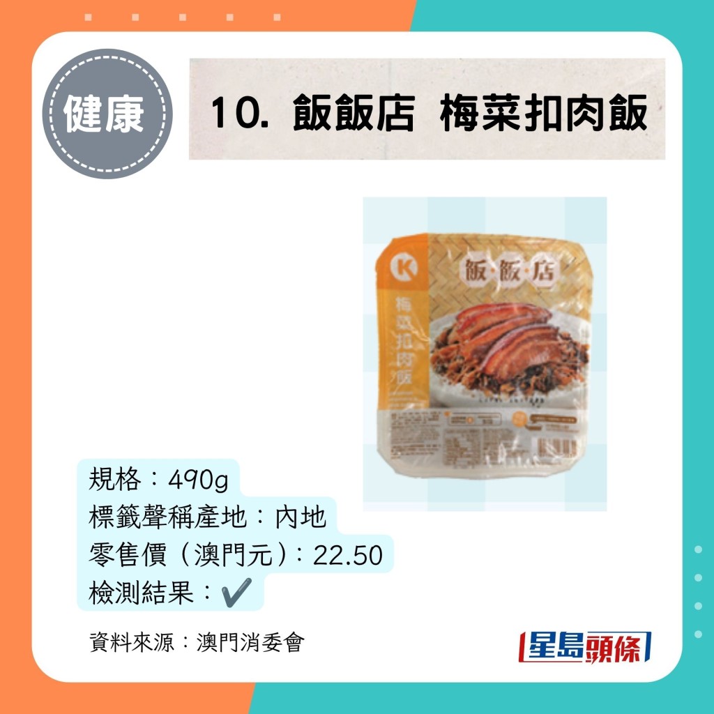 10. 饭饭店 梅菜扣肉饭
