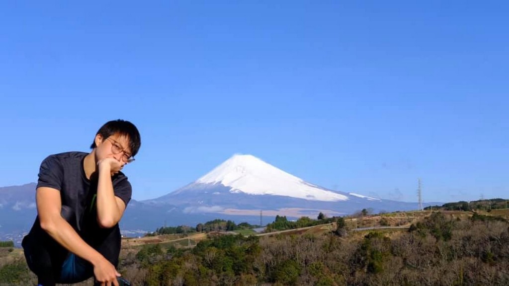 雖然行程好艱苦,但抬頭一看竟然見到富士山,真係乜都值得。