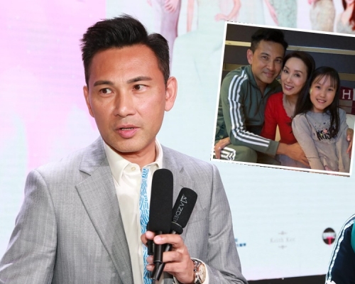 林文龍笑指女兒不會批准郭可盈復出拍劇。