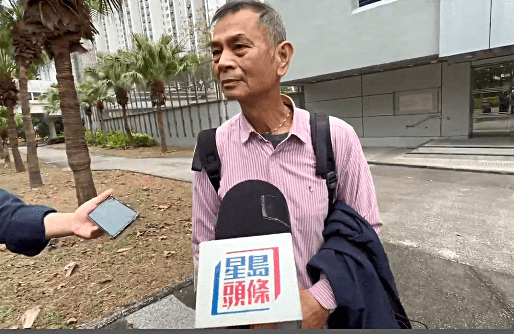 陳先生希望取回自己財物。楊偉亨攝