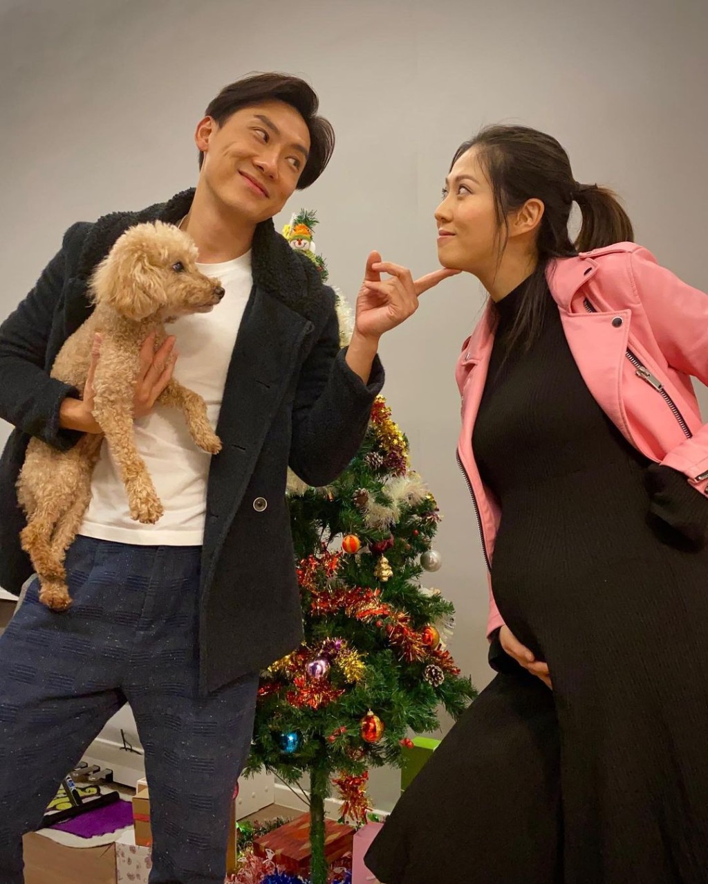 林溥來說老婆將要面對他、愛犬和BB這超給男團。