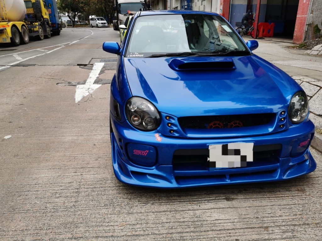 涉事車輛。警方圖片