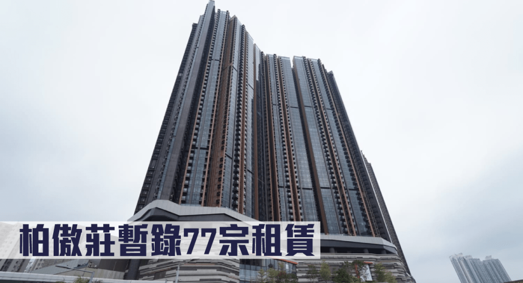 柏傲莊暫錄77宗租賃。