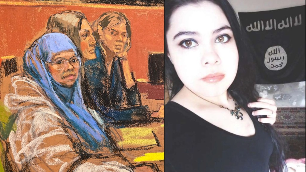 萨尔曼（Halima Salman）「明知而接受恐怖组织的军事训练」罪名成立。 路透社 / 纽约东区法院