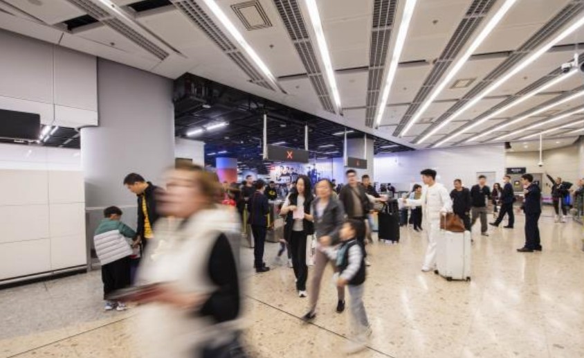 高鐵香港段去年載客量再創新高,超過三千萬人次,按年增加近17%。港鐵圖片 高鐵香港段去年載客量再創新高,超過三千萬人次,按年增加近17%。港鐵圖片