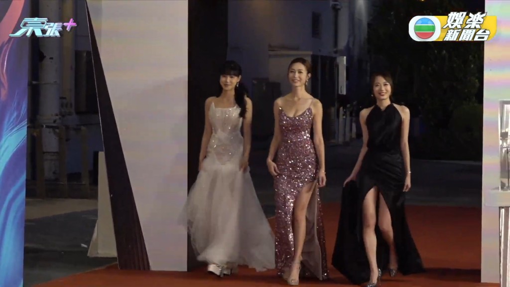 2019年香港小姐三甲：（左起）古佩玲、黃嘉雯及王菲
