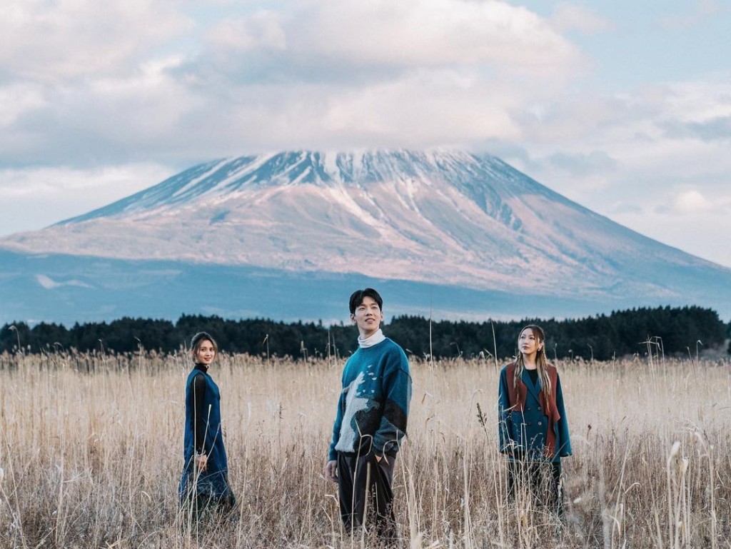 3人完成「TFT 」录音后，还到了富士山拍MV。