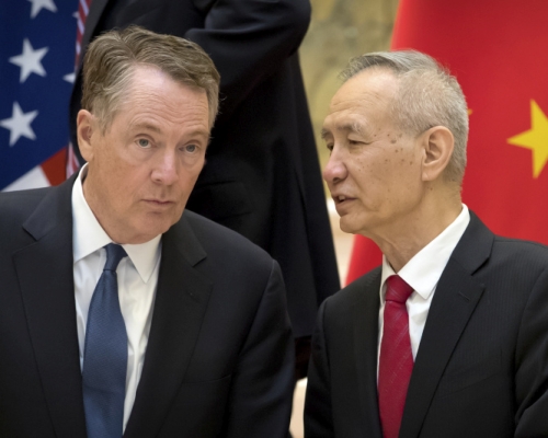 萊特希澤稱仍需與中國進行大量工作去達成貿易協議,不是多買美國貨就能解決。AP