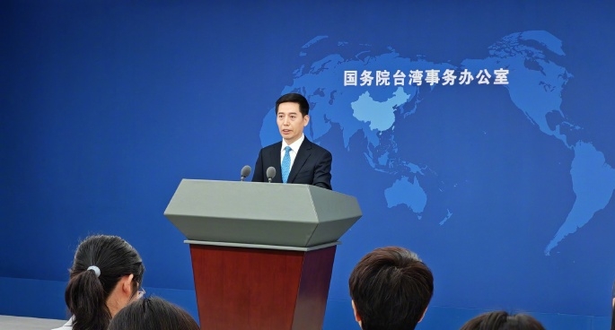 國台辦發言人彭慶恩。 國台辦發言人彭慶恩。