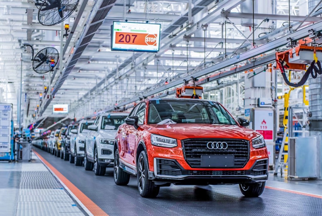 (圖片來源:佛山Audi汽車工廠) (圖片來源:佛山Audi汽車工廠)