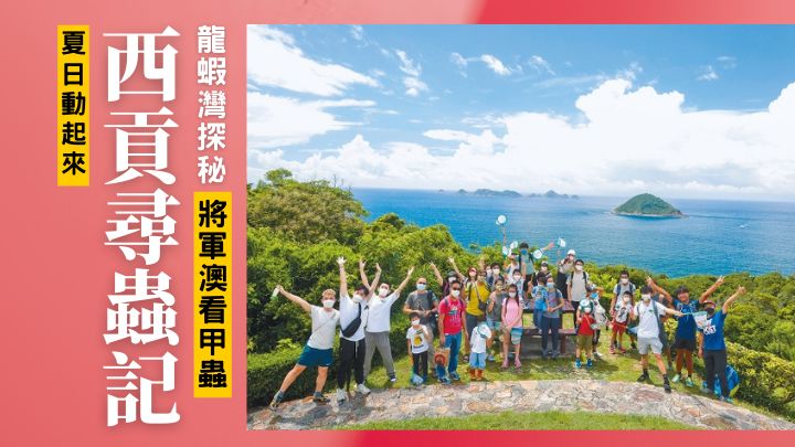 香港甲蟲研究協會與將軍澳中心合辦「尋蟲記：西貢龍蝦灣小歷險」考察團。