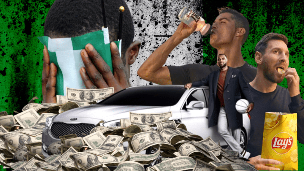 C朗、美斯與占士貴為體壇寵兒，財路堪稱自己搵上門，對比尼日利亞疲軟經濟，要發展體育產業可謂荊棘滿途。