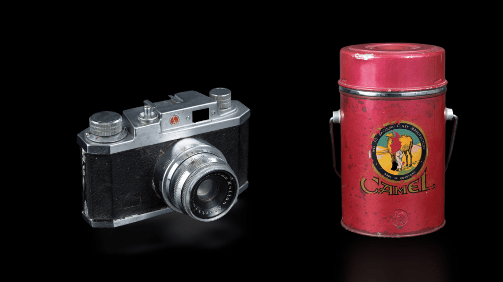 香港製造的相機及飯壺等，曾行銷世界。