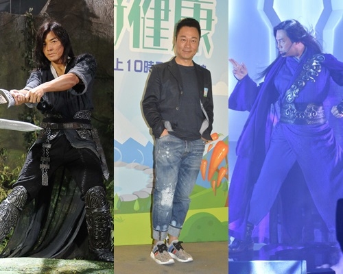 黎耀祥明顯有備而來,其實就暗讚伊健的較型啦。