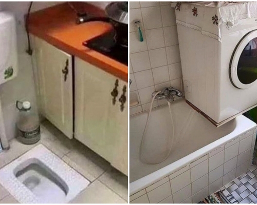 俄羅斯就有網民分享一批奇怪的家居裝修及失敗設計。網圖