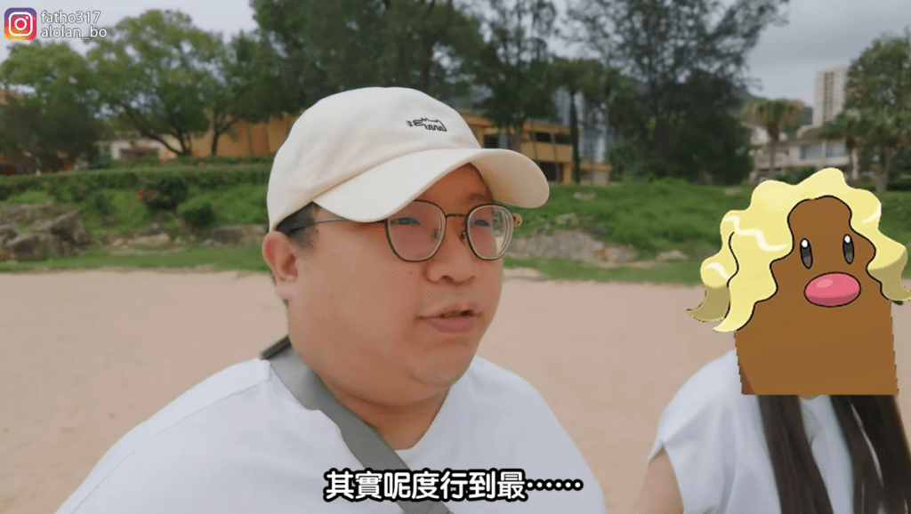 肥豪希望哄阿寶開心。 肥豪希望哄阿寶開心。