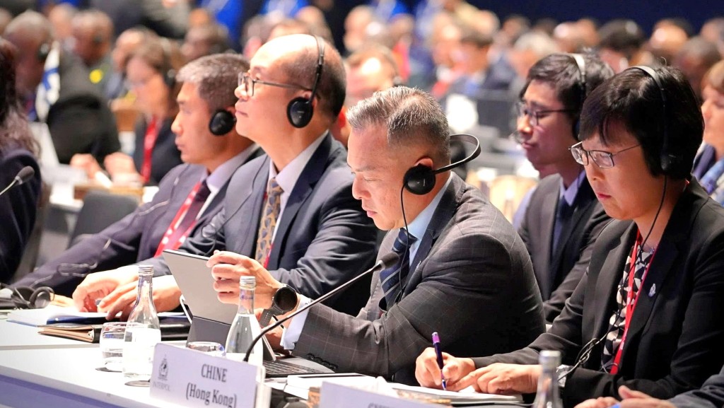 警務處處長周一鳴率領香港代表團，出席於摩洛哥馬拉喀什舉行的第93屆國際刑警組織全體大會。