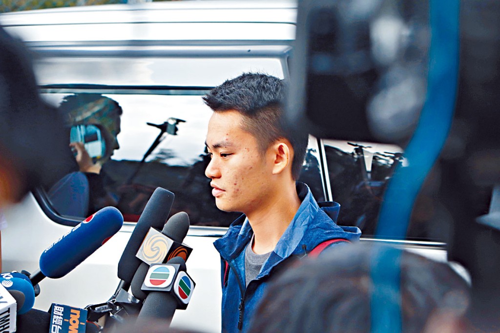 陳同佳有意願赴台接受刑事審判，並已委任律師。