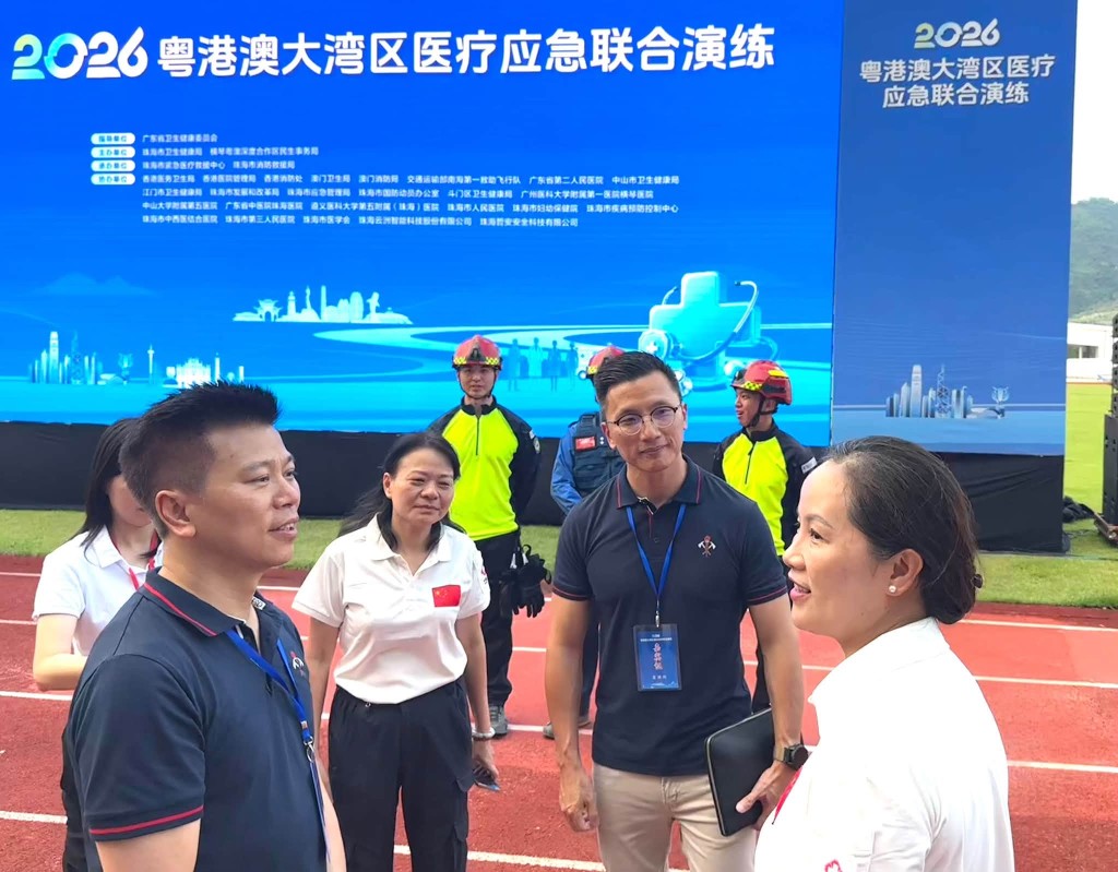 演練促進粵港澳救援人員專業交流。 演練促進粵港澳救援人員專業交流。