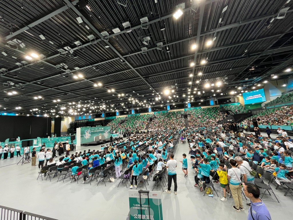 本月底的全運會測試賽,是在啟德這個體藝館「競技場」進行,屆時亦會用到場外的「習藝坊」分擔小組比賽。徐嘉華攝 本月底的全運會測試賽,是在啟德這個體藝館「競技場」進行,屆時亦會用到場外的「習藝坊」分擔小組比賽。徐嘉華攝