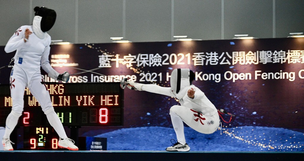 江旻憓奪香港公開劍擊錦標賽女子重劍冠軍。