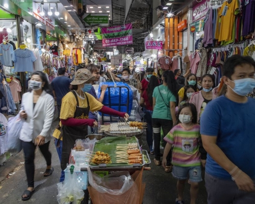 疫情重創泰國觀光業。AP資料圖片