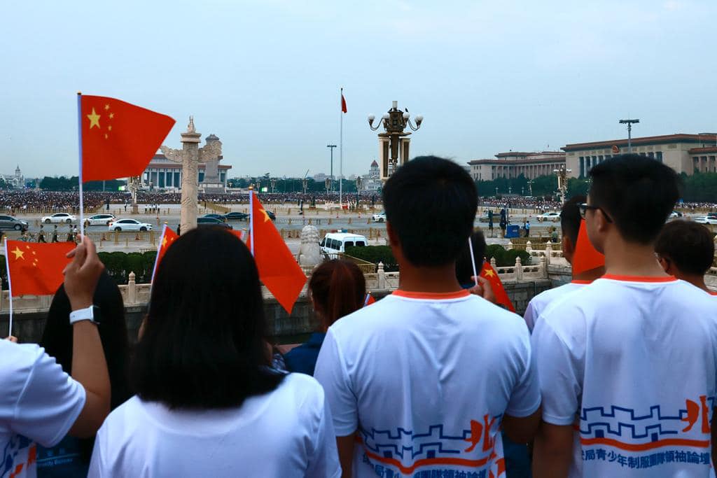 保安局青年領袖早前到訪北京。資料圖片