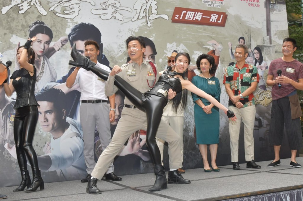 陳山聰與姚子羚合作多部劇，今次有很多激情戲。