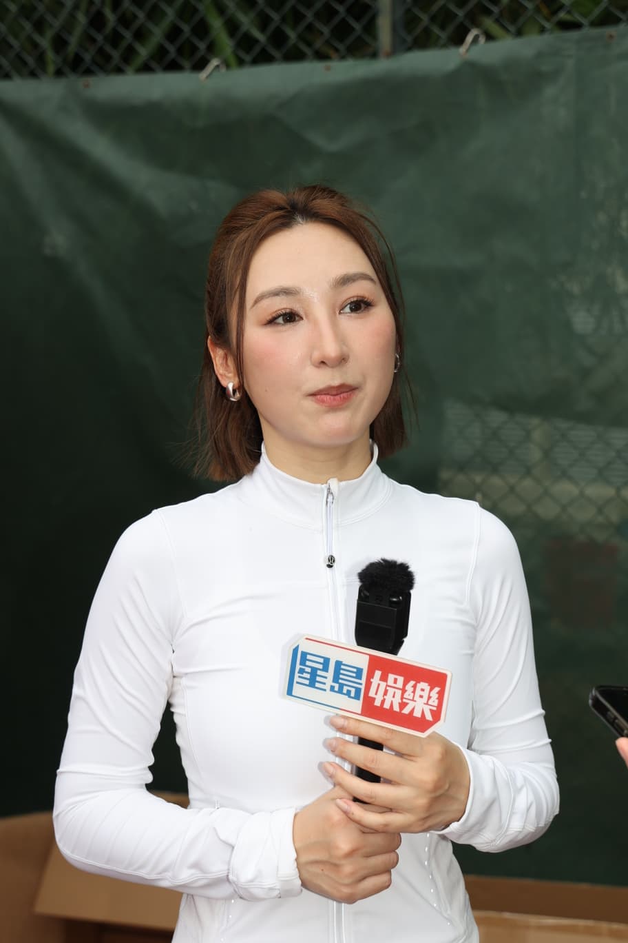 高海寧笑言受工作安排影響，只有兩天時間練波。
