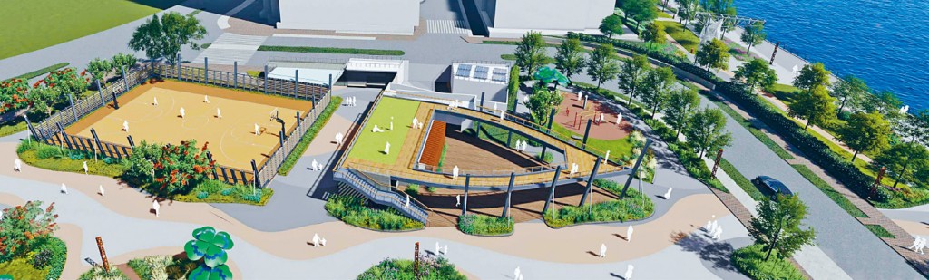 建灣街用地將興建設有多元化共融遊樂設施的兒童遊樂場。