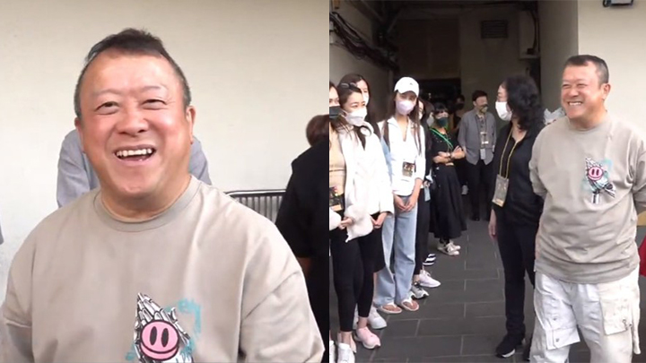 TVB總經理曾志偉現身拜神儀式。