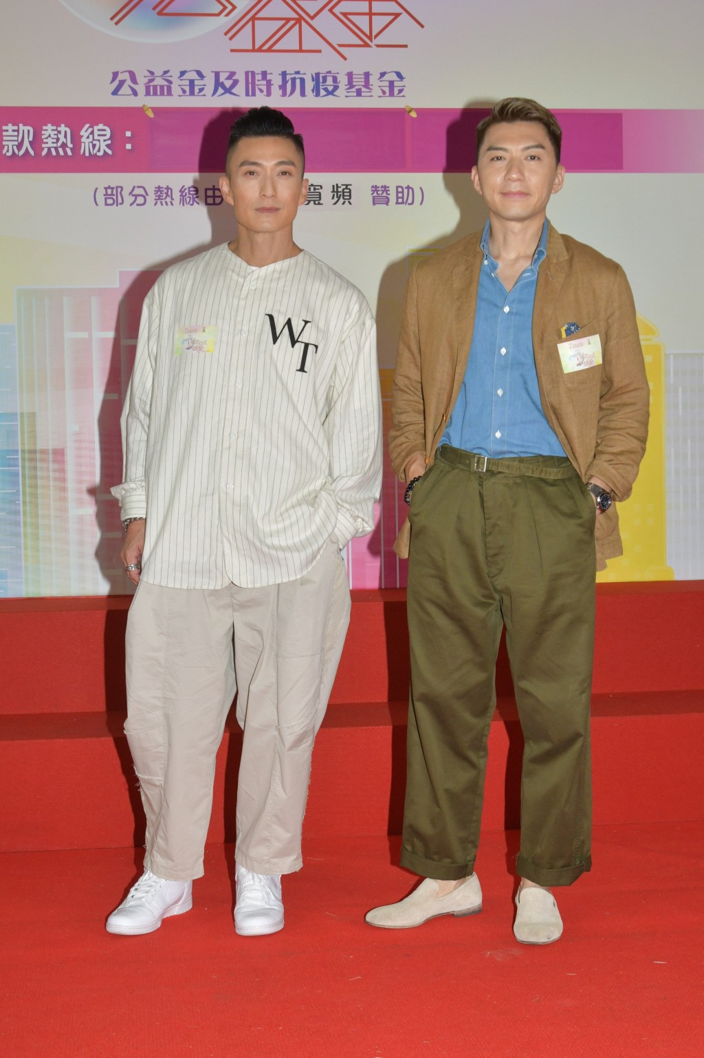  陳山聰（左）表示跳舞就留返畀袁偉豪表演。  ​