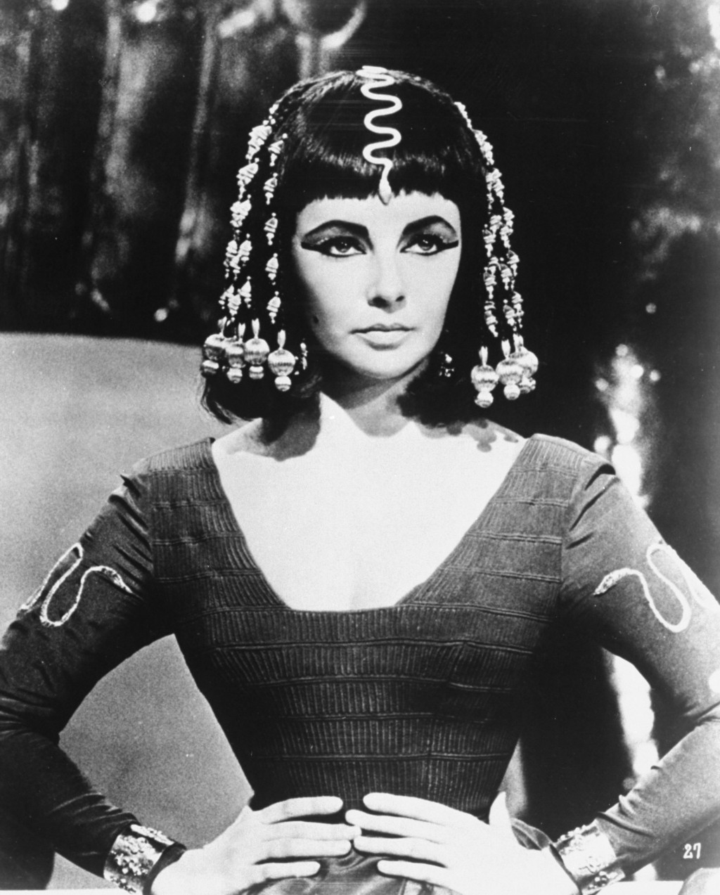 伊利沙伯泰萊（Elizabeth Taylor）飾演的埃及妖后Cleopatra是經典之一。 美聯社