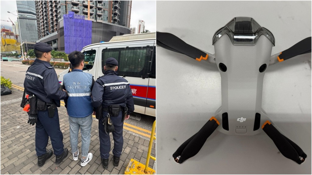 七欖期間及維港航空演示前加強執法 警兩日拘兩男涉違規放無人機