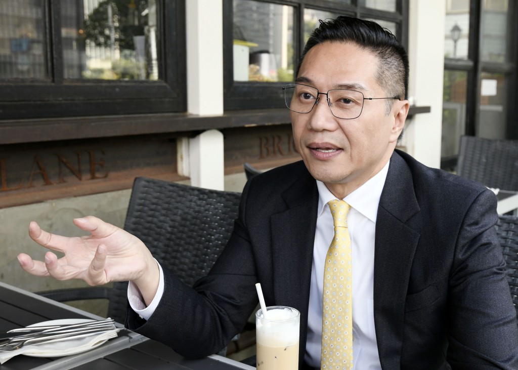 自由黨立法會議員邵家輝。 自由黨立法會議員邵家輝。